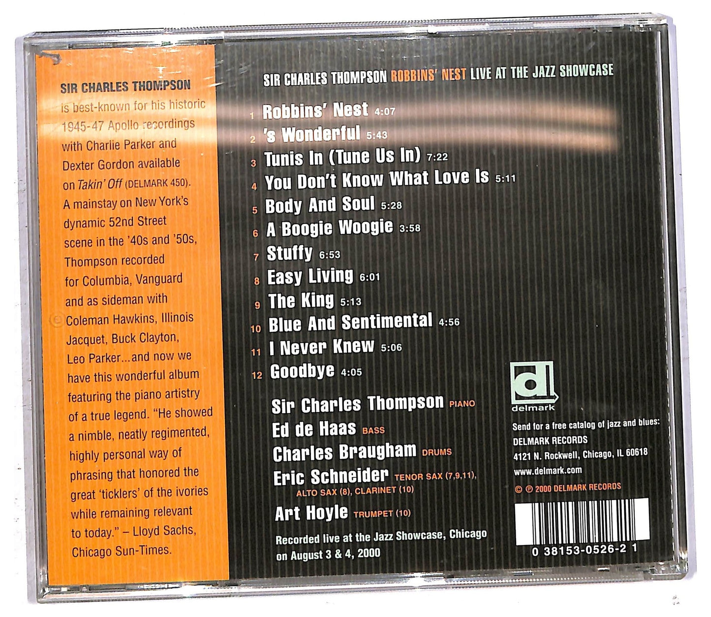 EBOND Sir Charles Thompson - Robbins' Nest CD CD092558