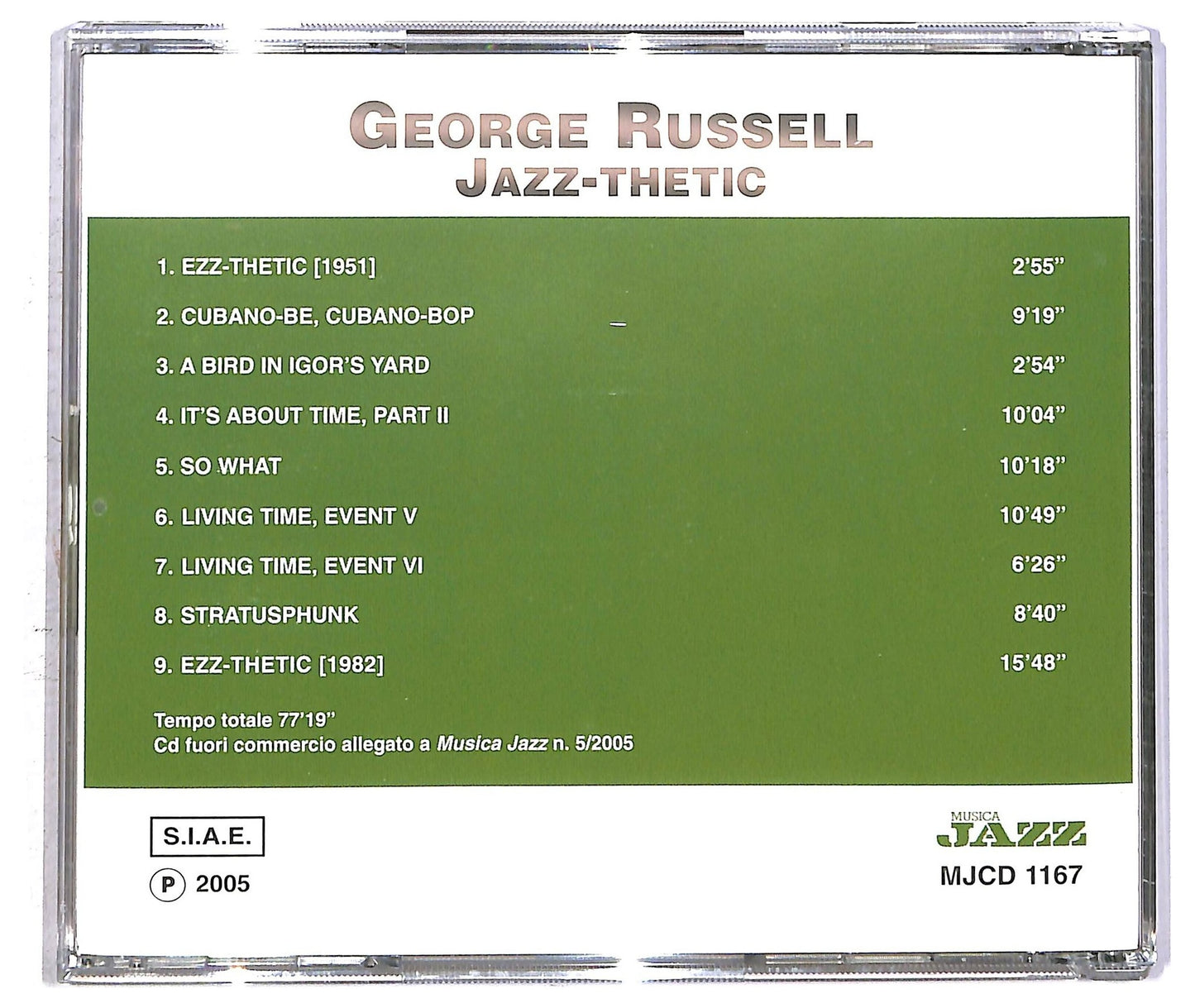 EBOND George Russell - Jazz-Thetic CD CD092613