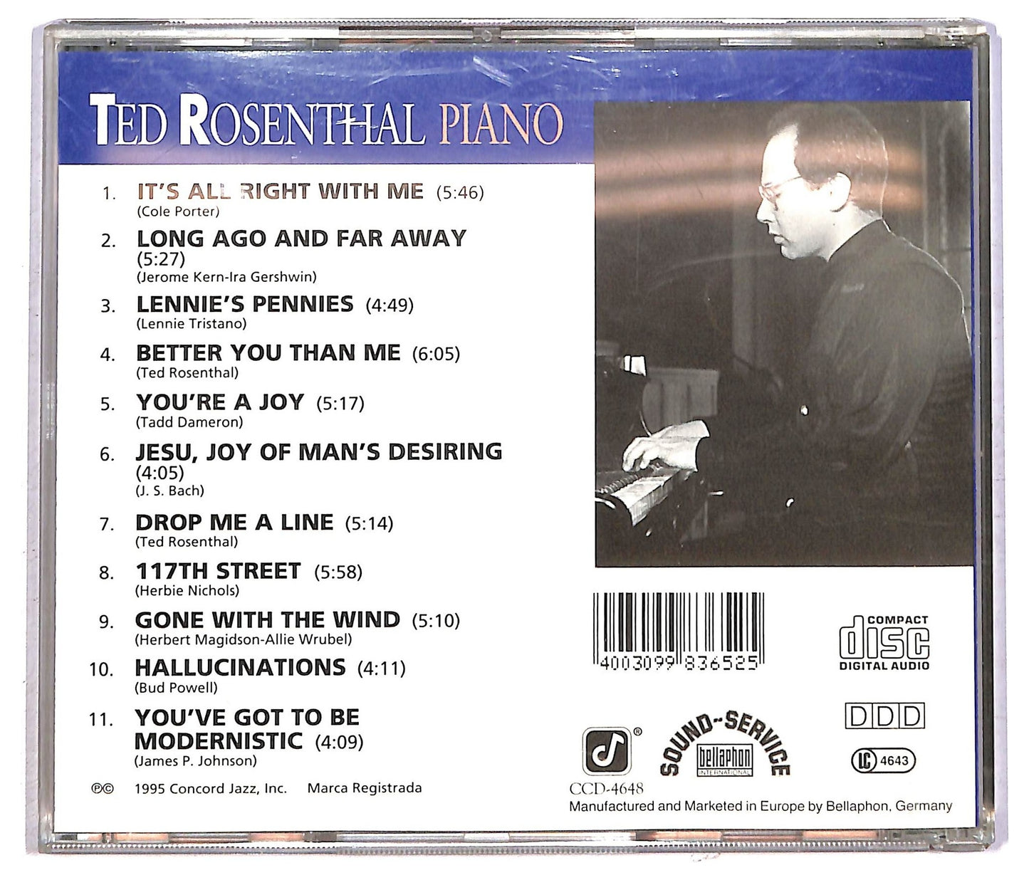 EBOND Ted Rosenthal - Ted Rosenthal At Maybeck CD CD092644
