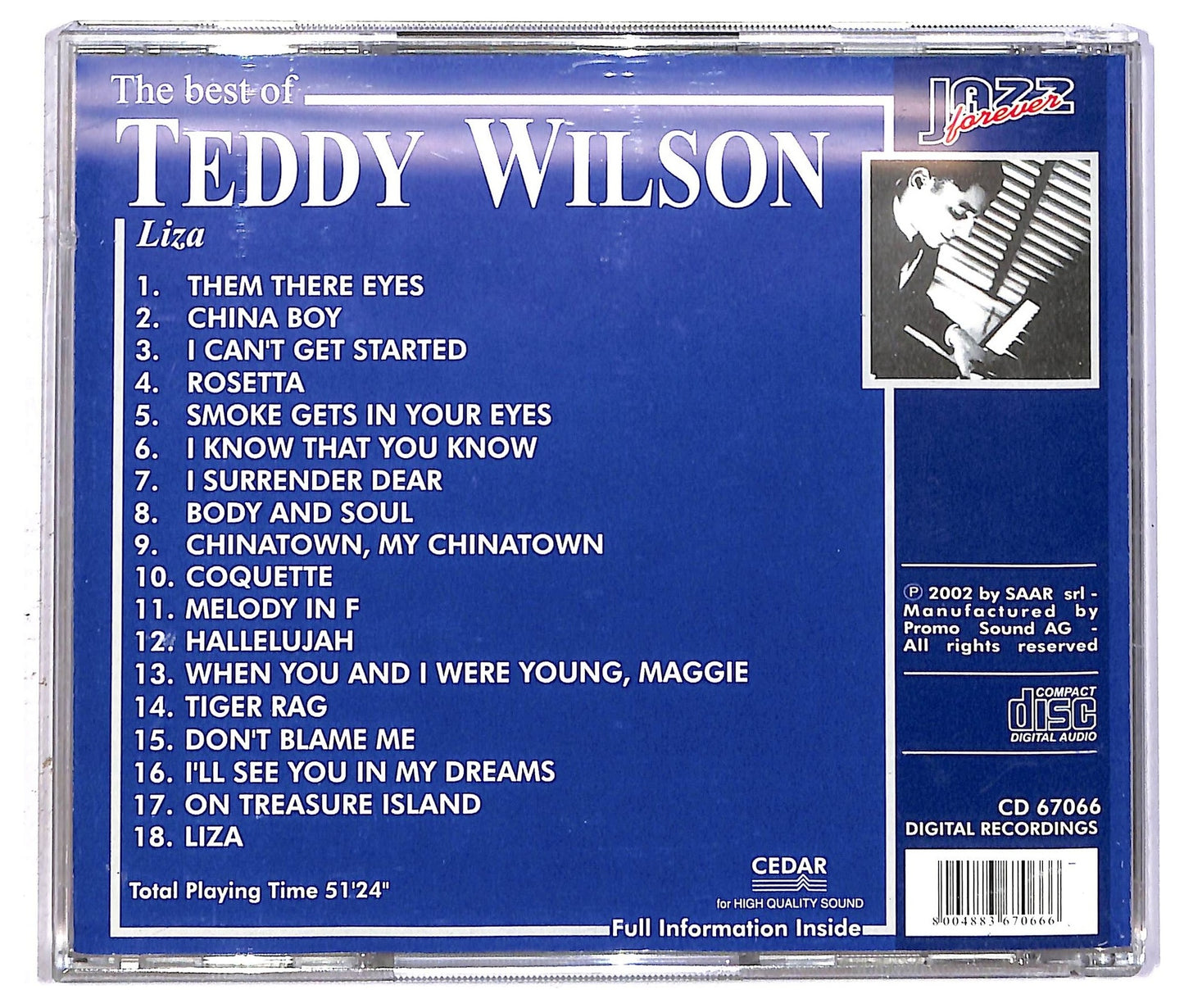 EBOND Teddy Wilson - the best of Teddy Wilson Liza CD CD092655