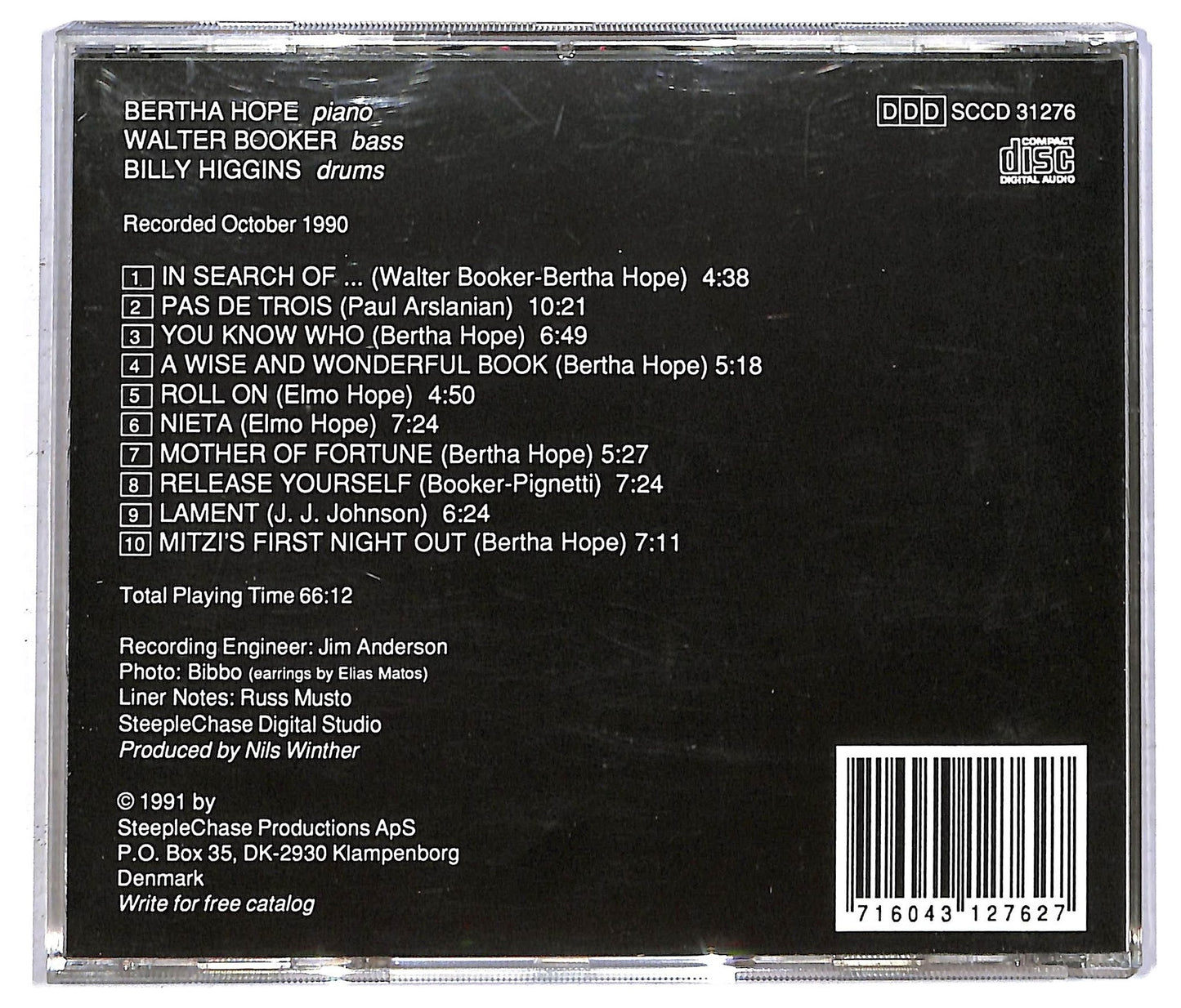 EBOND Bertha Hope Trio - In Search Of .. Hope CD CD092717