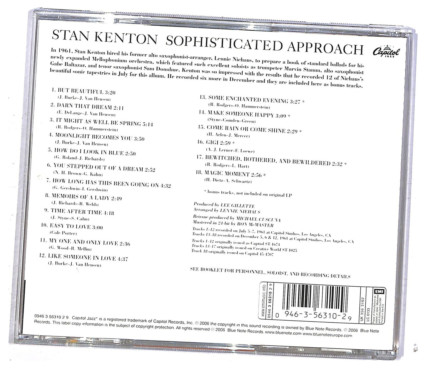 EBOND Stan Kenton - Sophisticated Approach CD CD092724