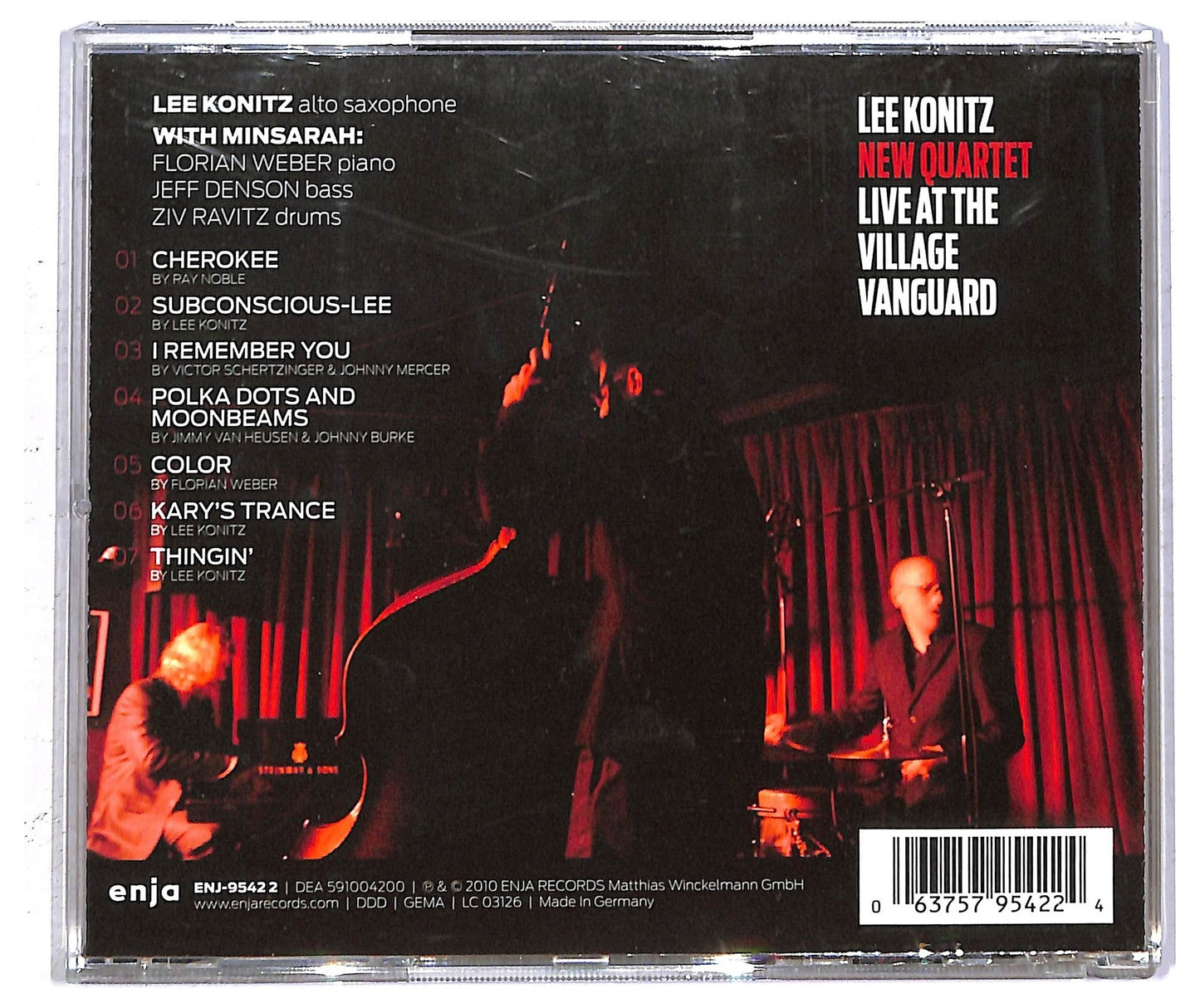 EBOND Lee Konitz New Quartet - Live At The Village Vanguard CD CD092726
