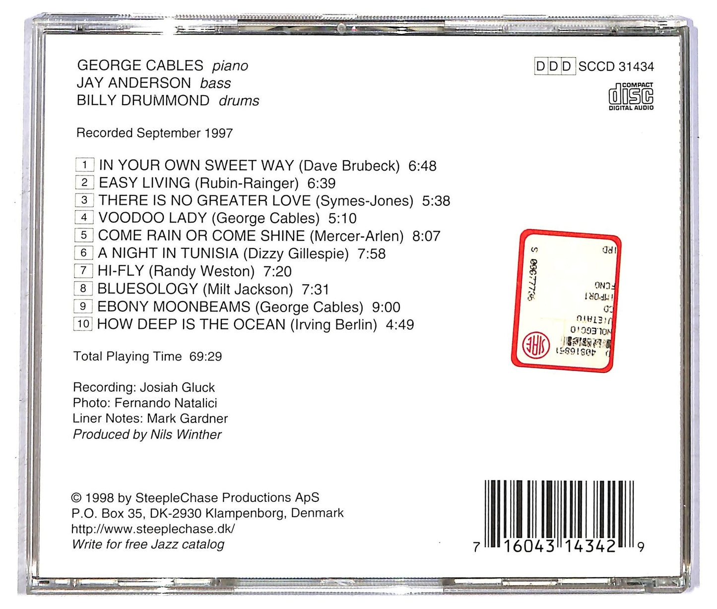 EBOND George Cables Trio - Bluesology CD CD092730