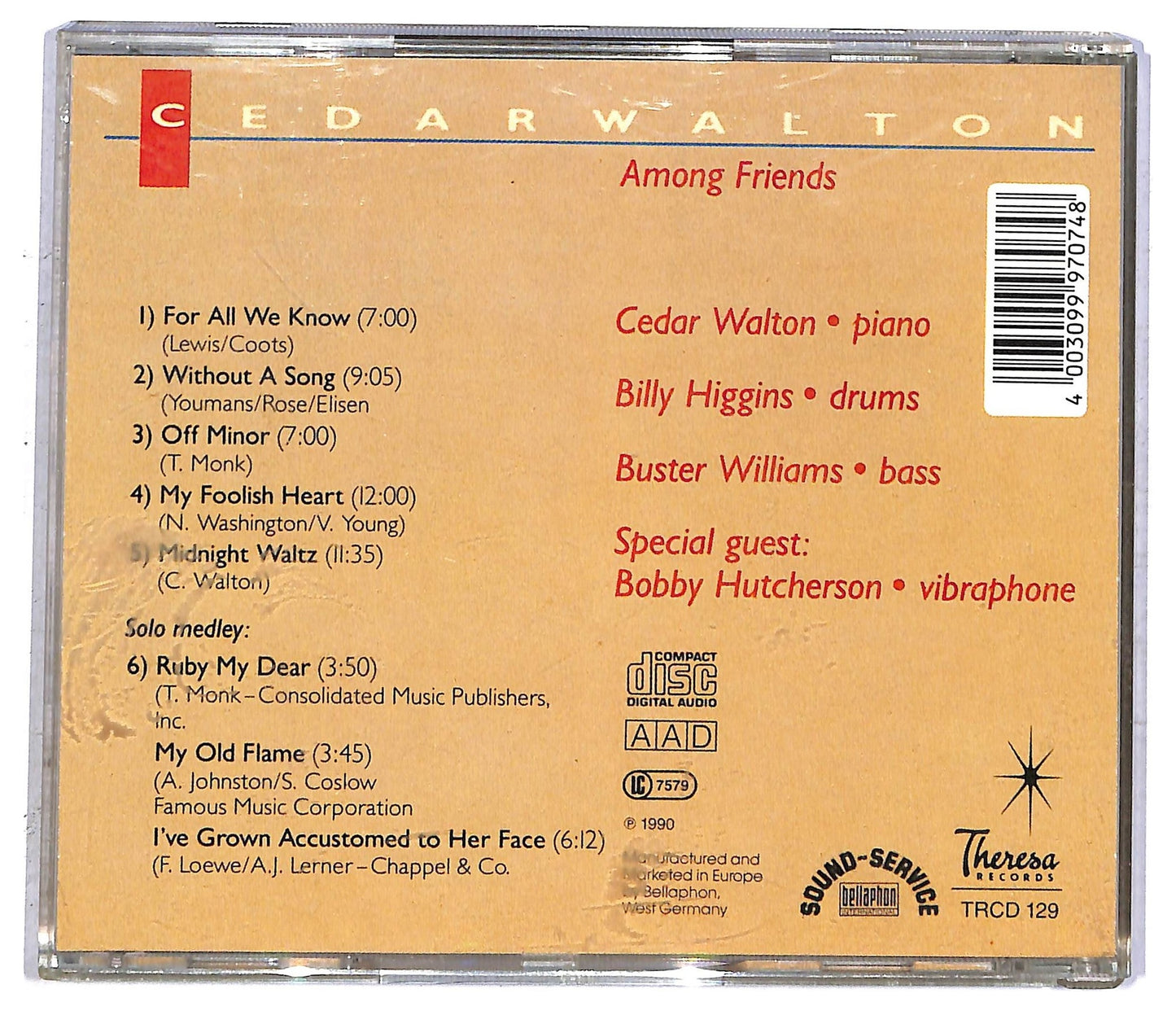 EBOND Cedar Walton - Among Friends CD CD092762