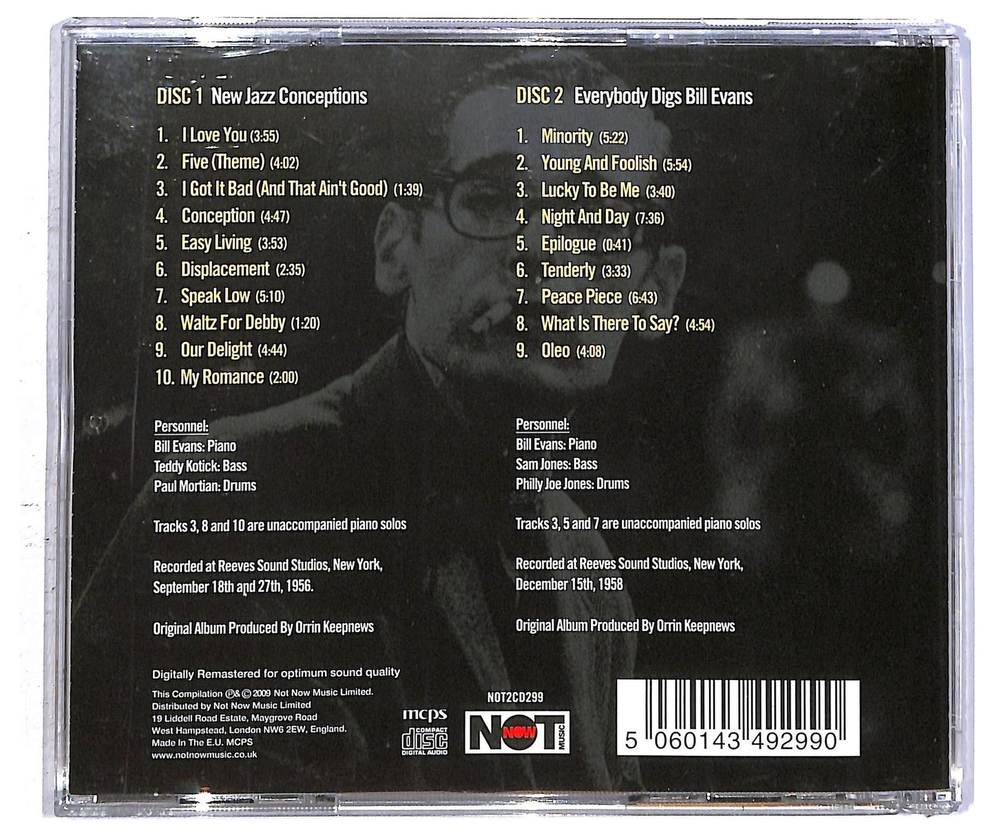 EBOND Bill Evans - Everybody Digs Bill Evans CD CD092765