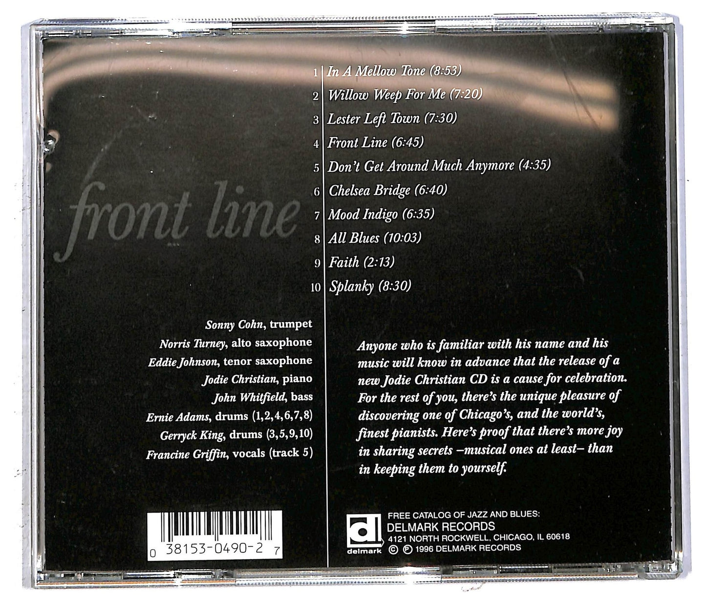 EBOND Jodie Christian With Norris Turney - Front Line CD CD092862