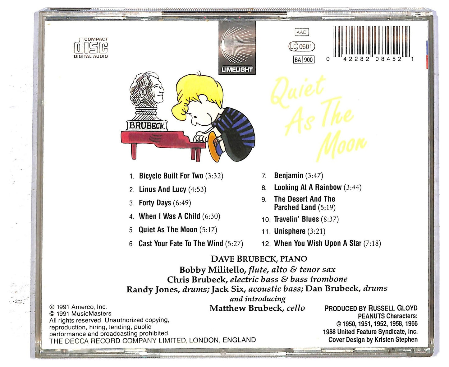 EBOND Dave Brubeck - Quiet As The Moon CD CD092907