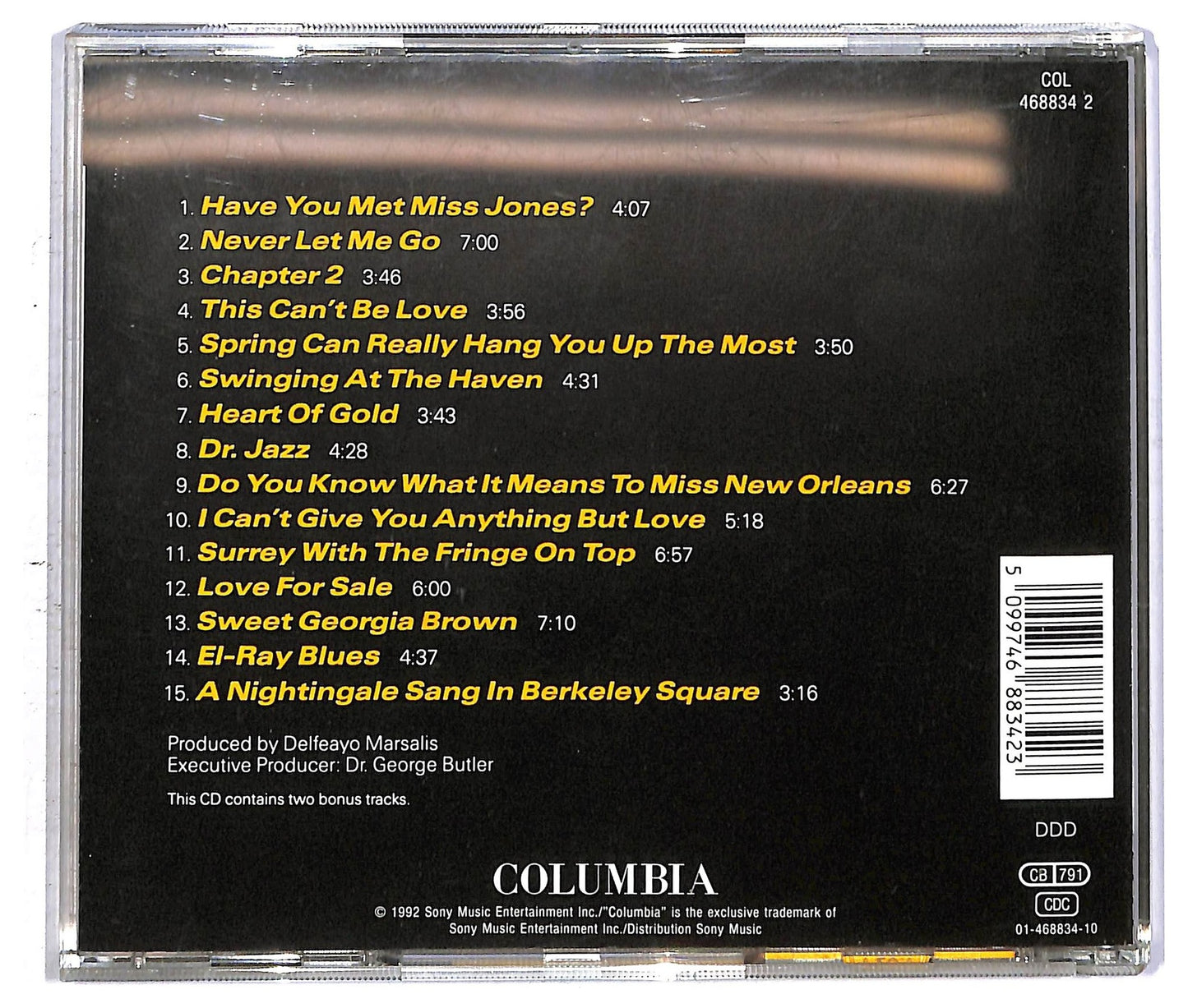 EBOND Ellis Marsalis - Heart Of Gold CD CD092912