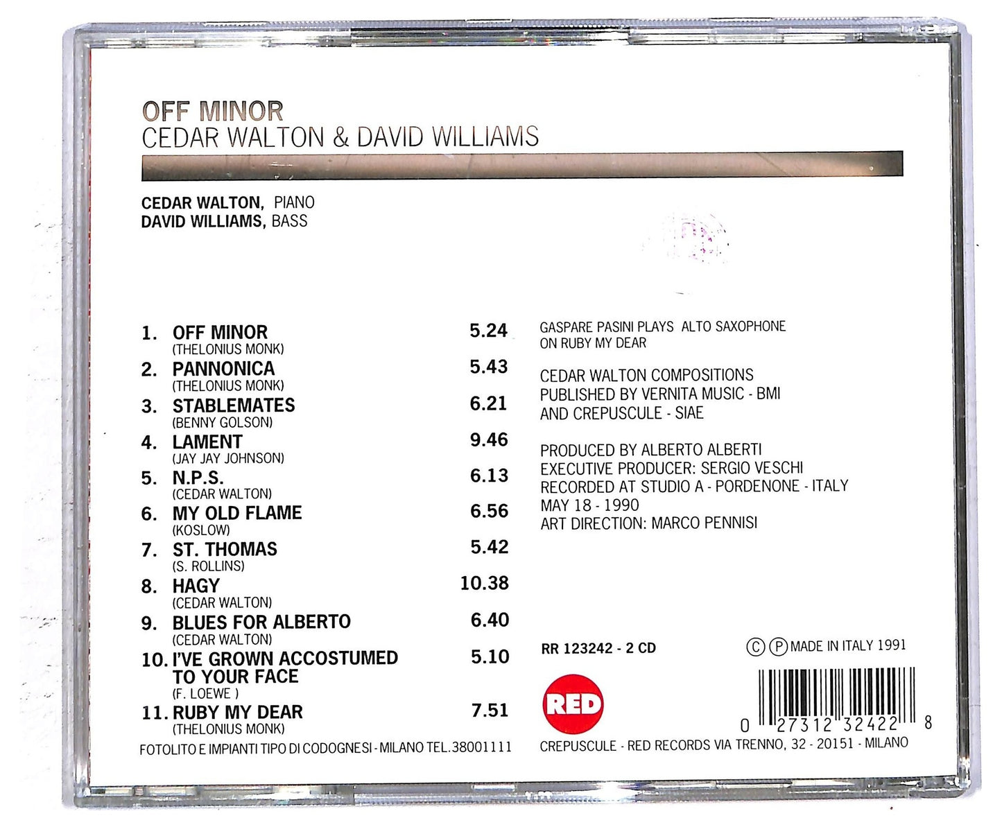 EBOND Cedar Walton, David Williams - Off Minor CD CD092965