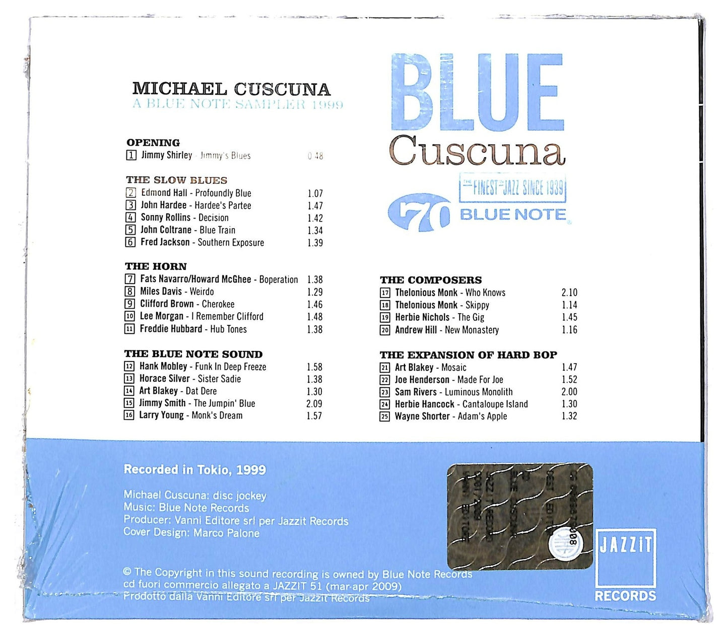 EBOND Various - Blue Cuscuna CD CD093002