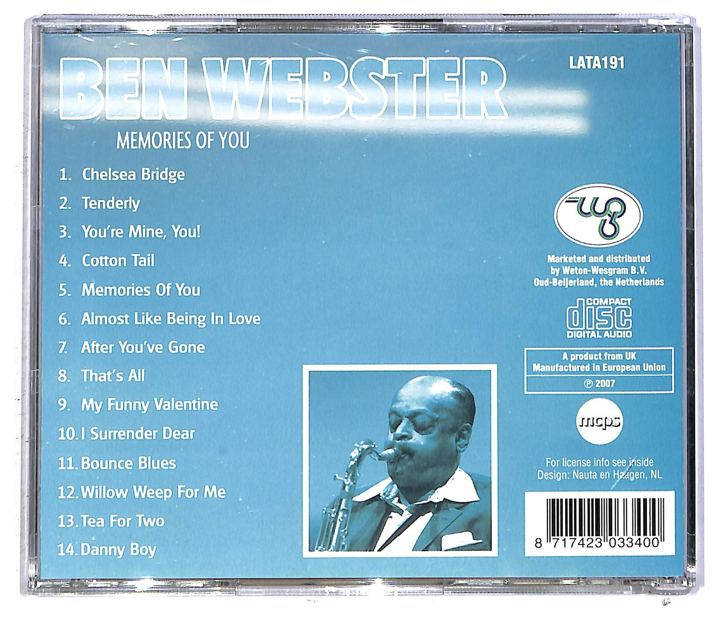 EBOND Ben Webster - Memories Of You CD CD093004
