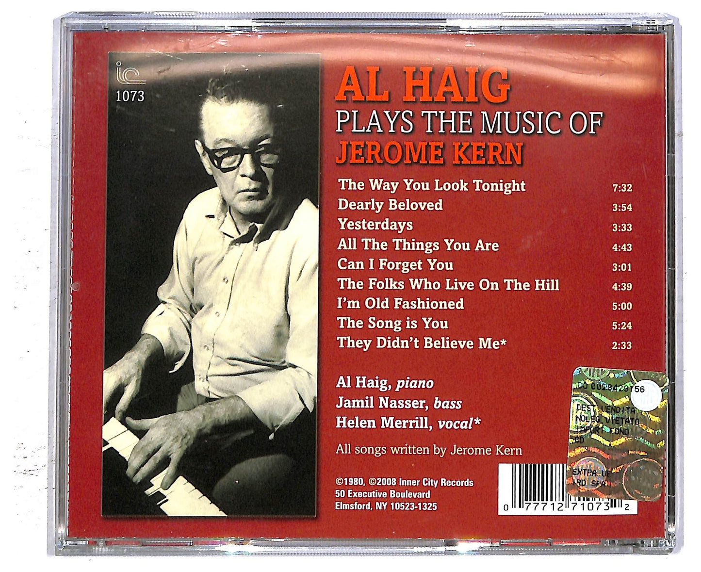 EBOND Al Haig - Plays the Music of Jerome Kern CD CD093018