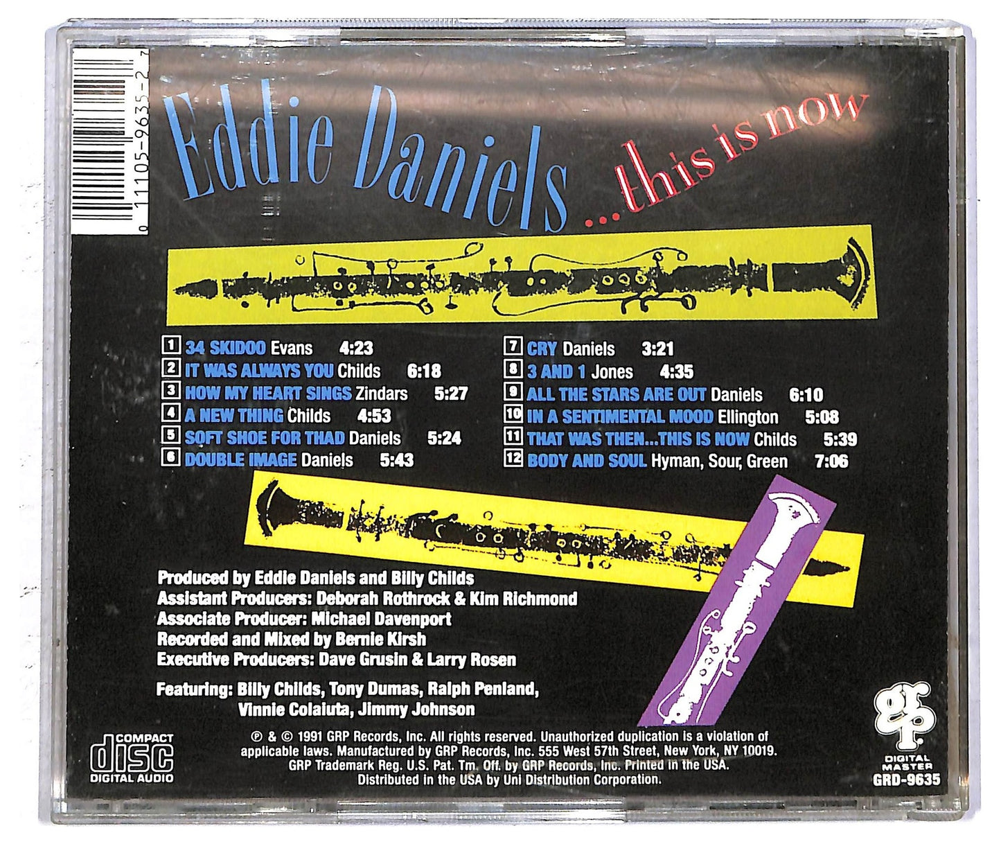 EBOND Eddie Daniels - This Is Now CD CD093045