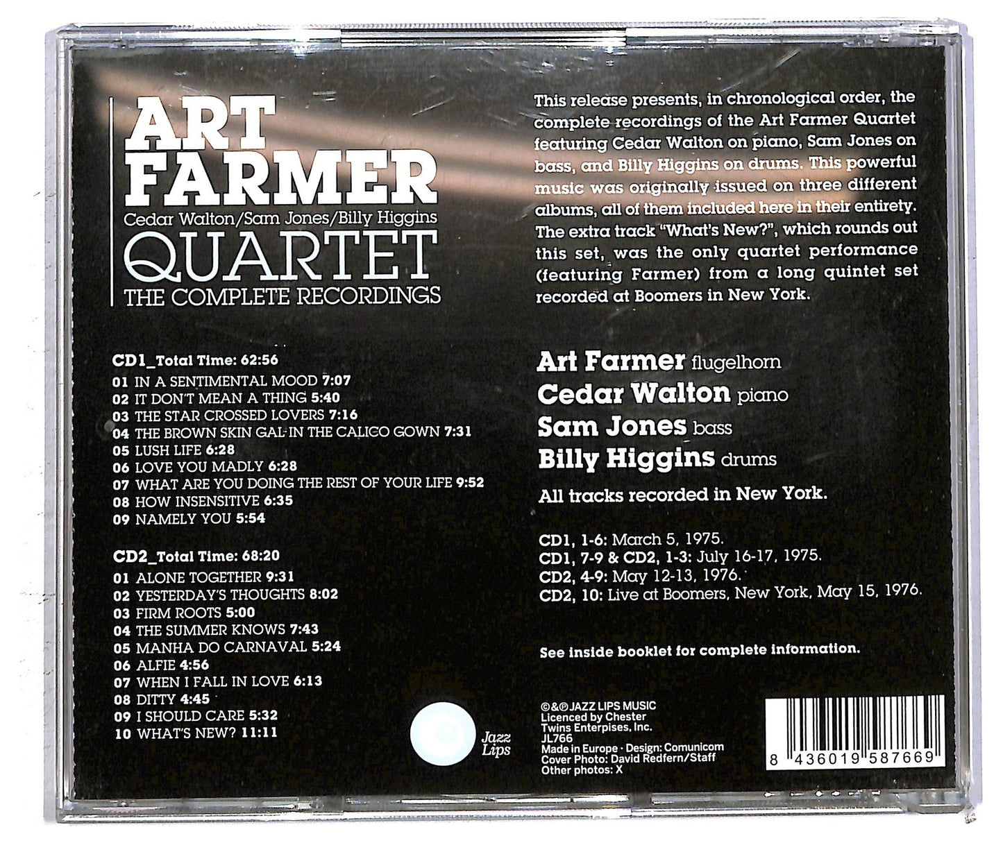 EBOND Art Farmer Quartet - The Complete Recordings CD CD093064
