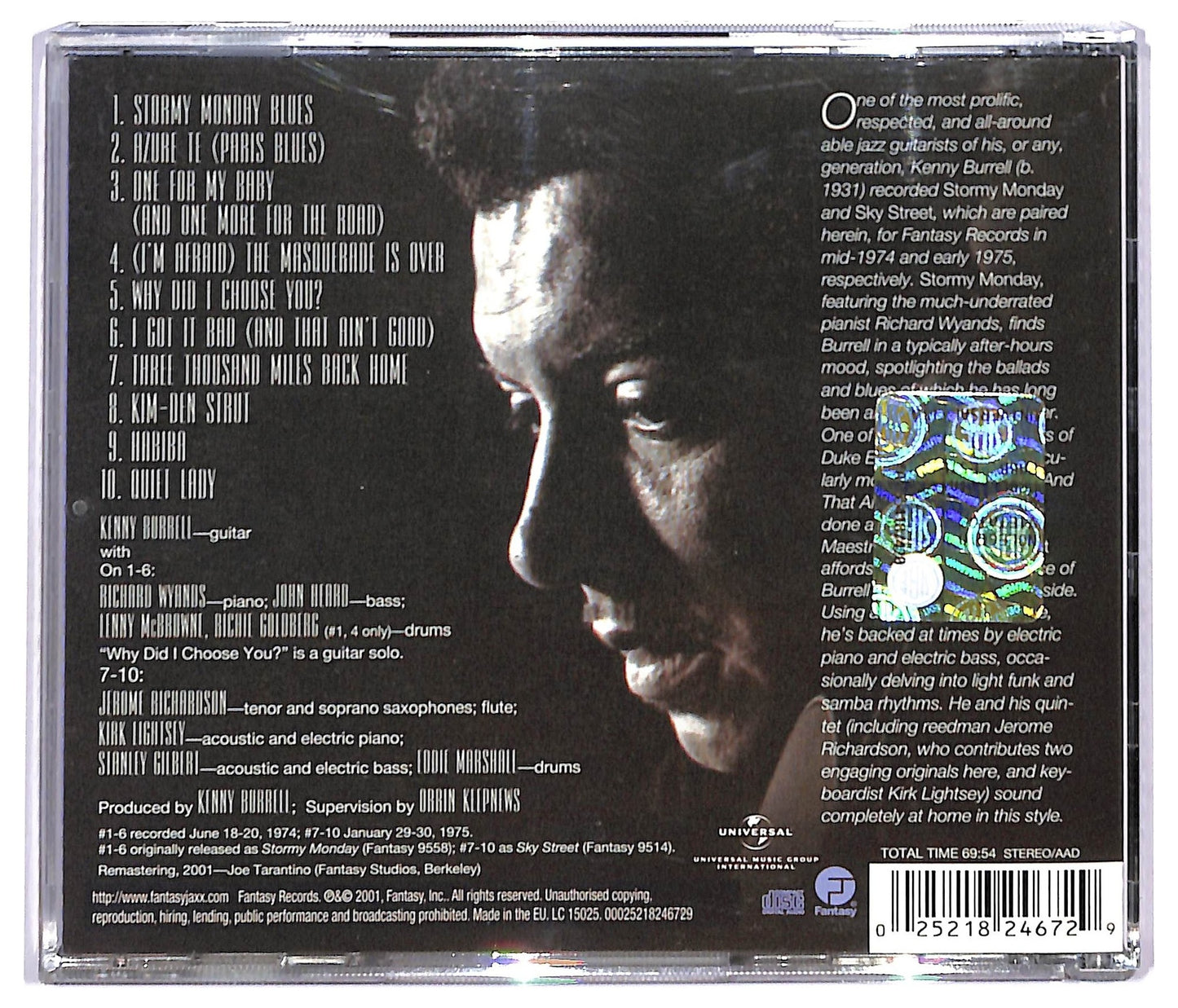 EBOND Kenny Burrell - Stormy Monday Blues CD CD093101