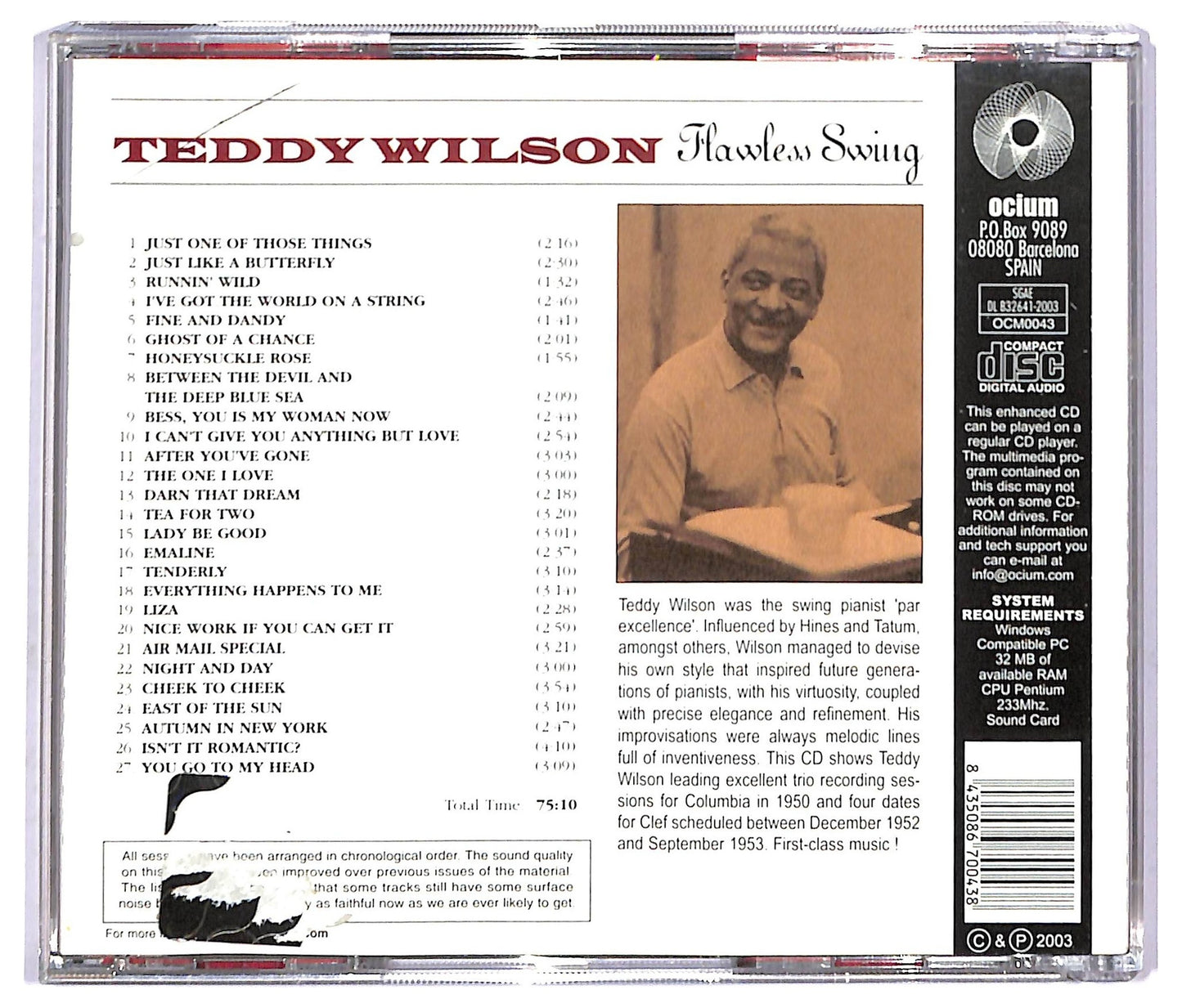 EBOND Teddy Wilson - Flawless Swing CD CD093117