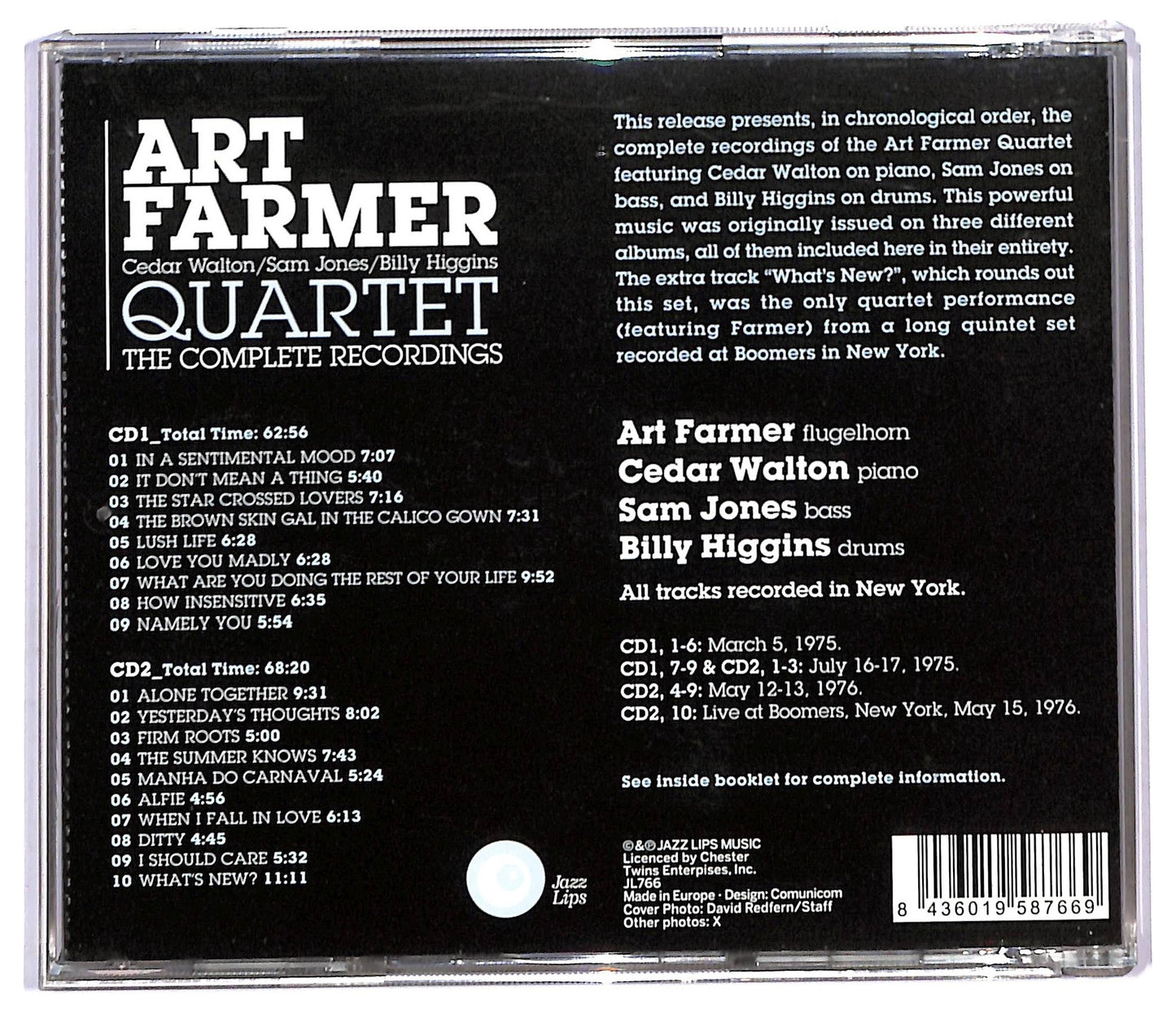 EBOND Art Farmer Quartet - The Complete Recordings CD CD093123