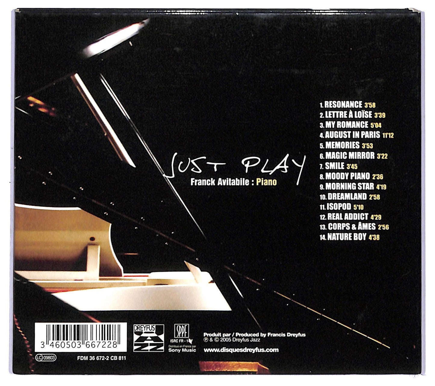 EBOND Franck Avitabile - Just Play CD CD093163