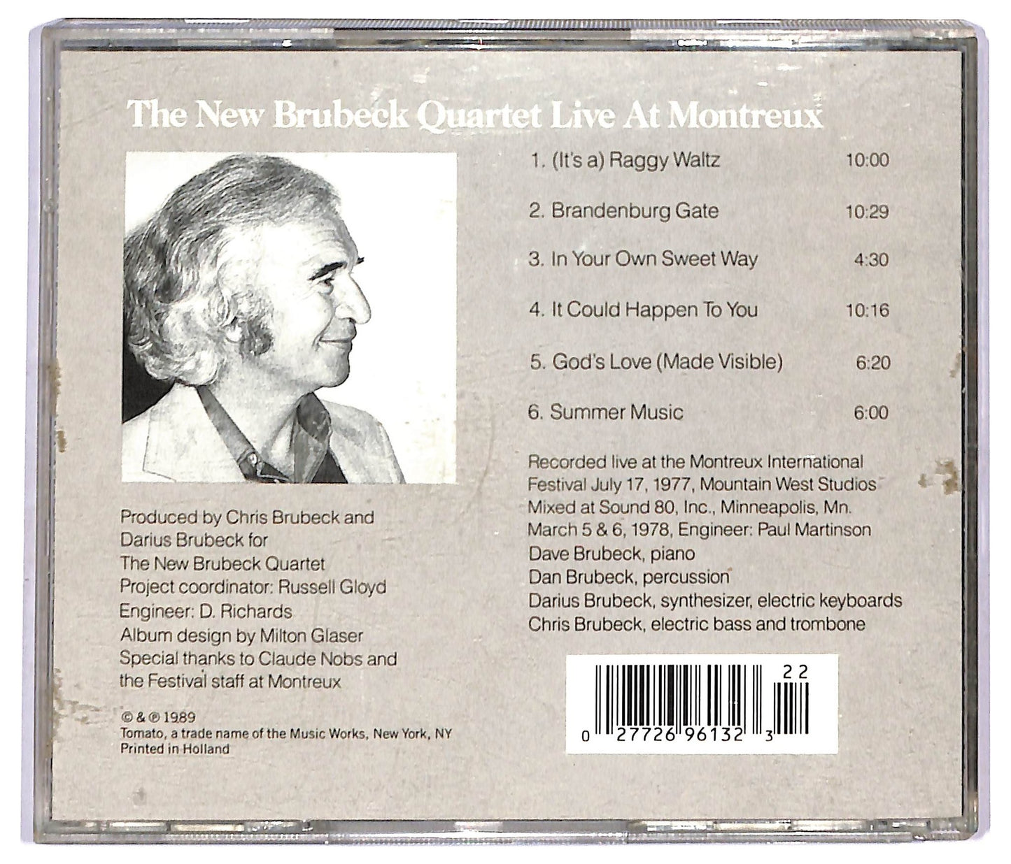 EBOND The New Brubeck Quartet - Live At Montreux CD CD093405