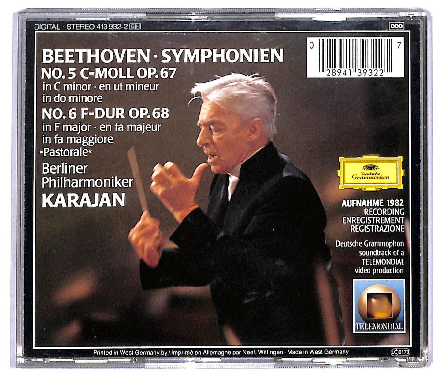 EBOND Beethoven Karajan - Symphonien 5 & 6 Pastorale CD CD093452
