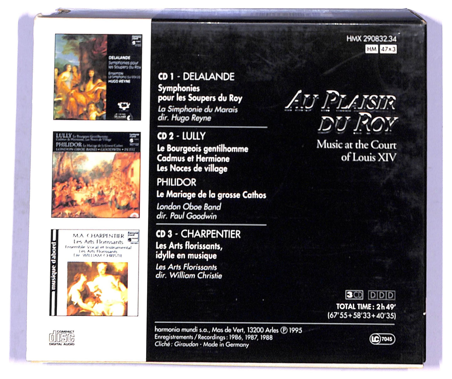 EBOND Au Plaisir Du Roy - Music At The Court Of Louis XIV CD CD093529