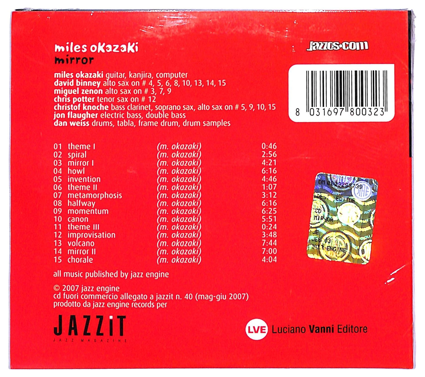 EBOND Miles Okazaki - Mirror CD CD093533