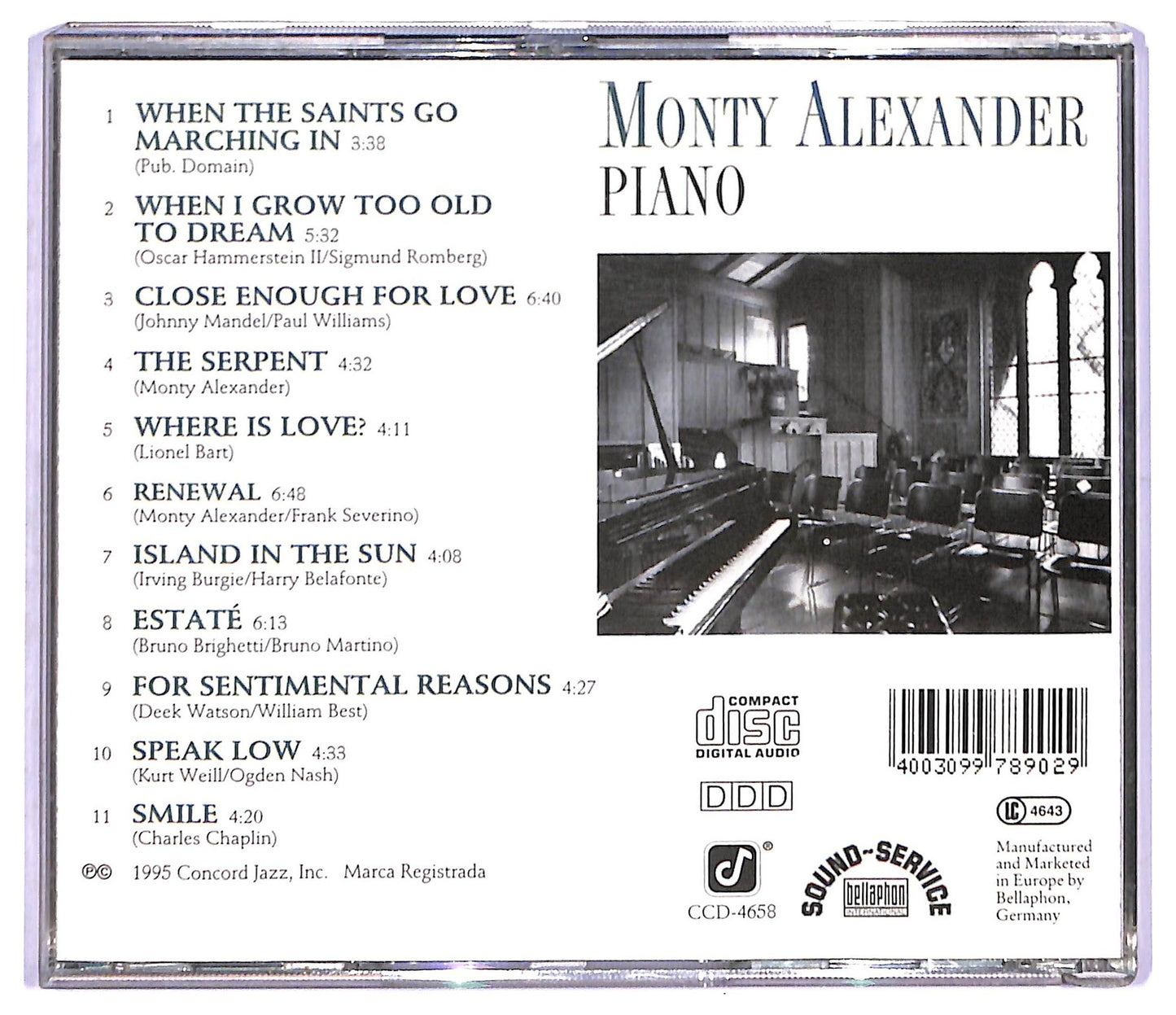 EBOND Monty Alexander - At Maybeck CD CD093536