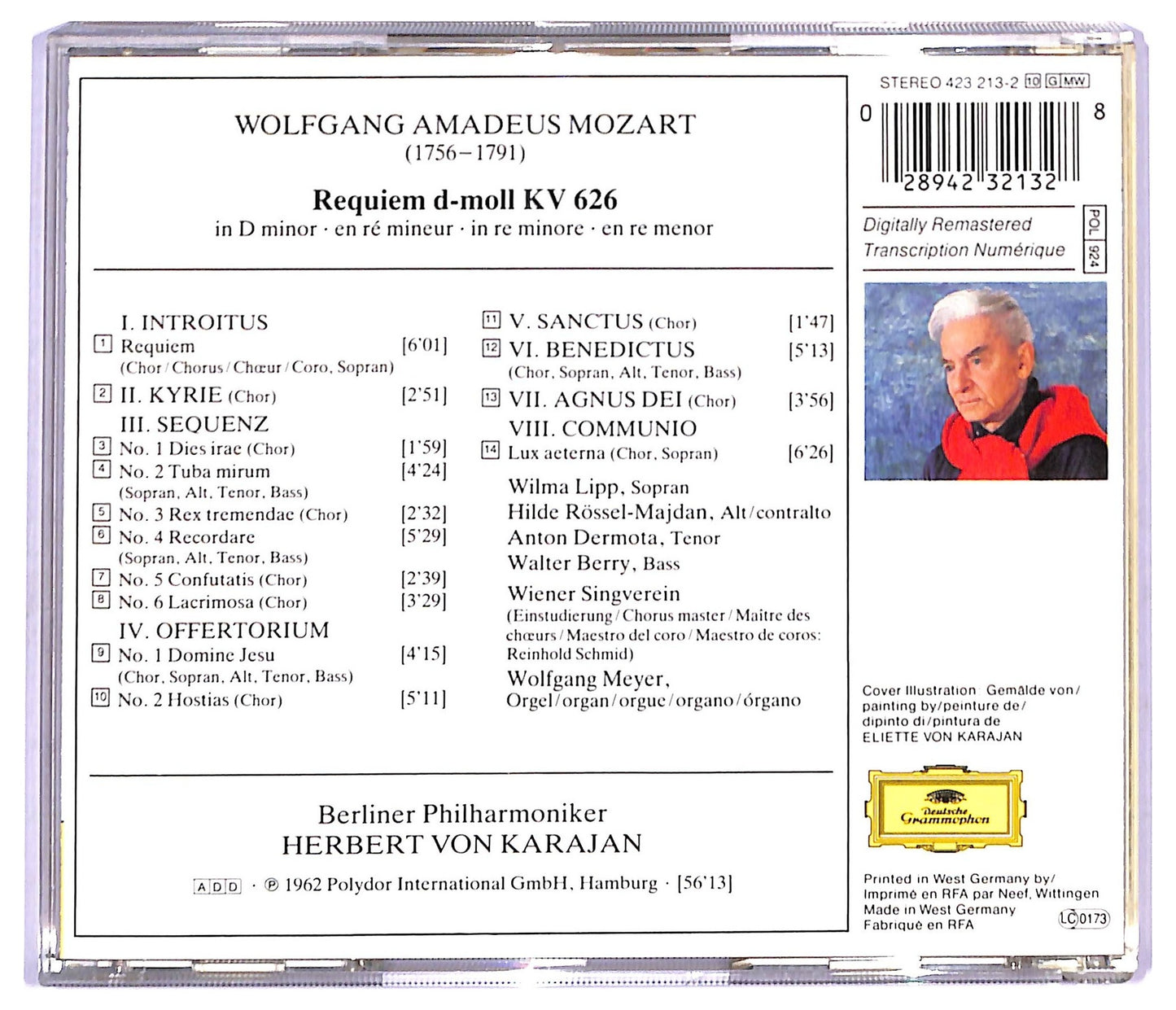 EBOND Mozart Karajan - Requiem CD CD093603