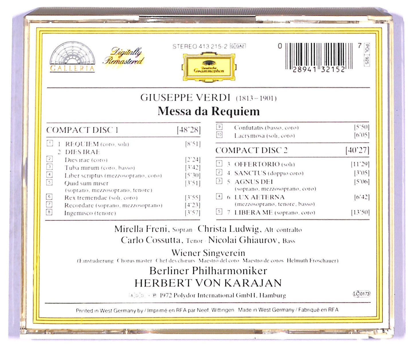 EBOND Giuseppe Verdi Philharmoniker - Requiem CD CD093613