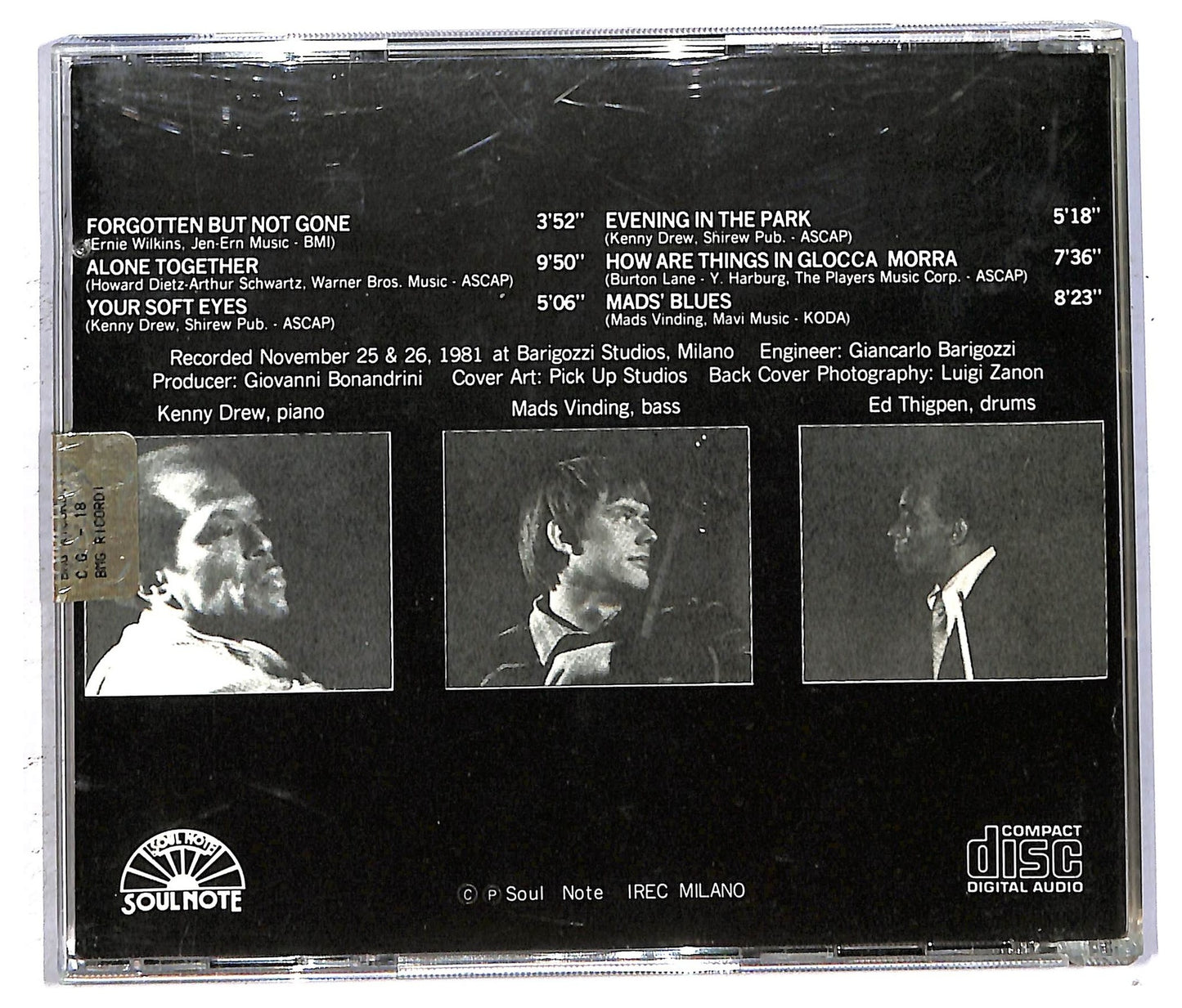 EBOND Kenny Drew Trio - Your Soft Eyes CD CD093713