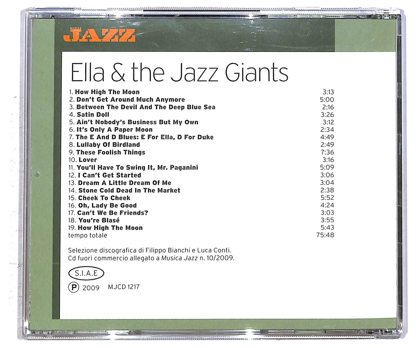 EBOND Ella Fitzgerald - Ella & the Jazz Giants CD CD093740