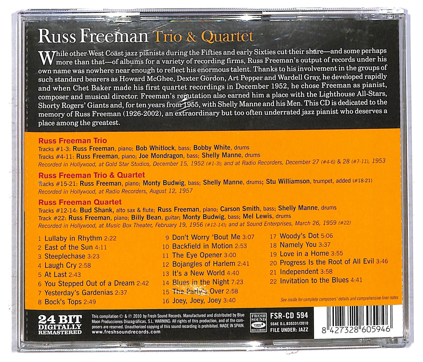 EBOND Russ Freeman Trio & Quartet - Russ Freeman Trio & Quartet CD CD093754