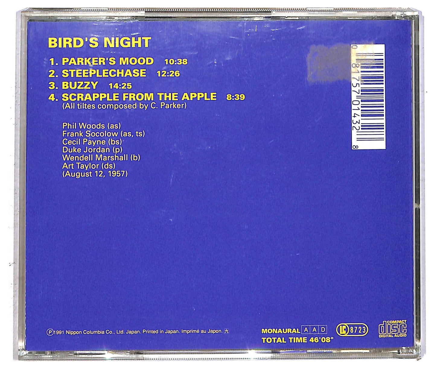EBOND Charlie Parker - Bird's Night CD CD093808