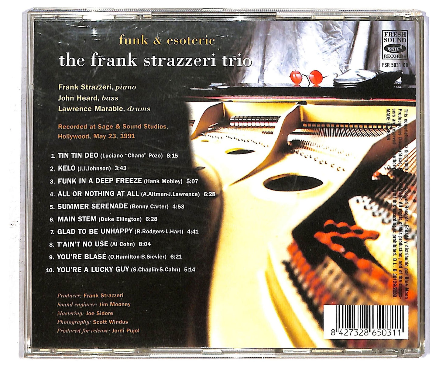 EBOND The Frank Strazzeri Trio - Funk & Esoteric CD CD093829