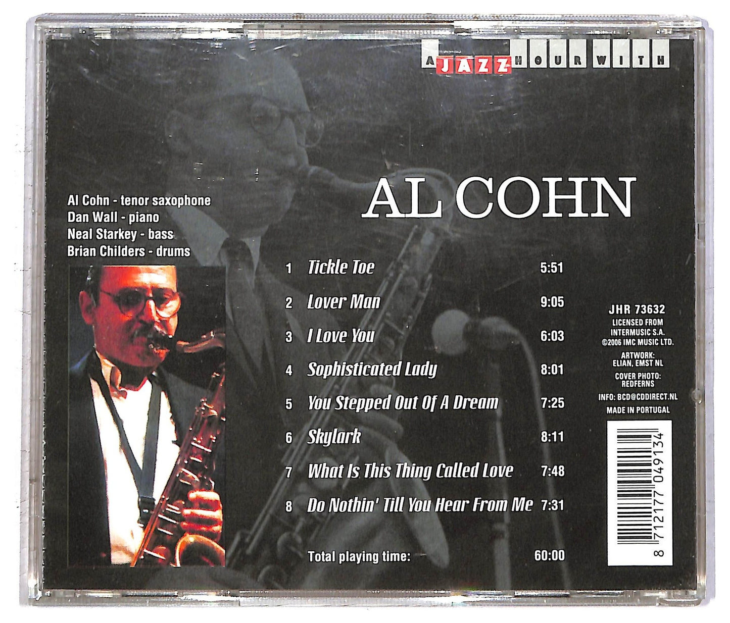 EBOND Al Cohn - Lover Man CD CD093842