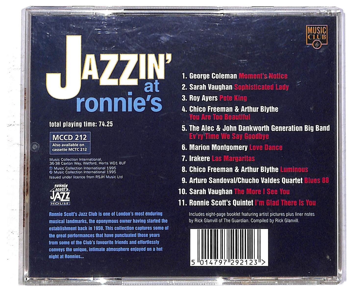 EBOND Various - Jazzin' At Ronnie's CD CD093848
