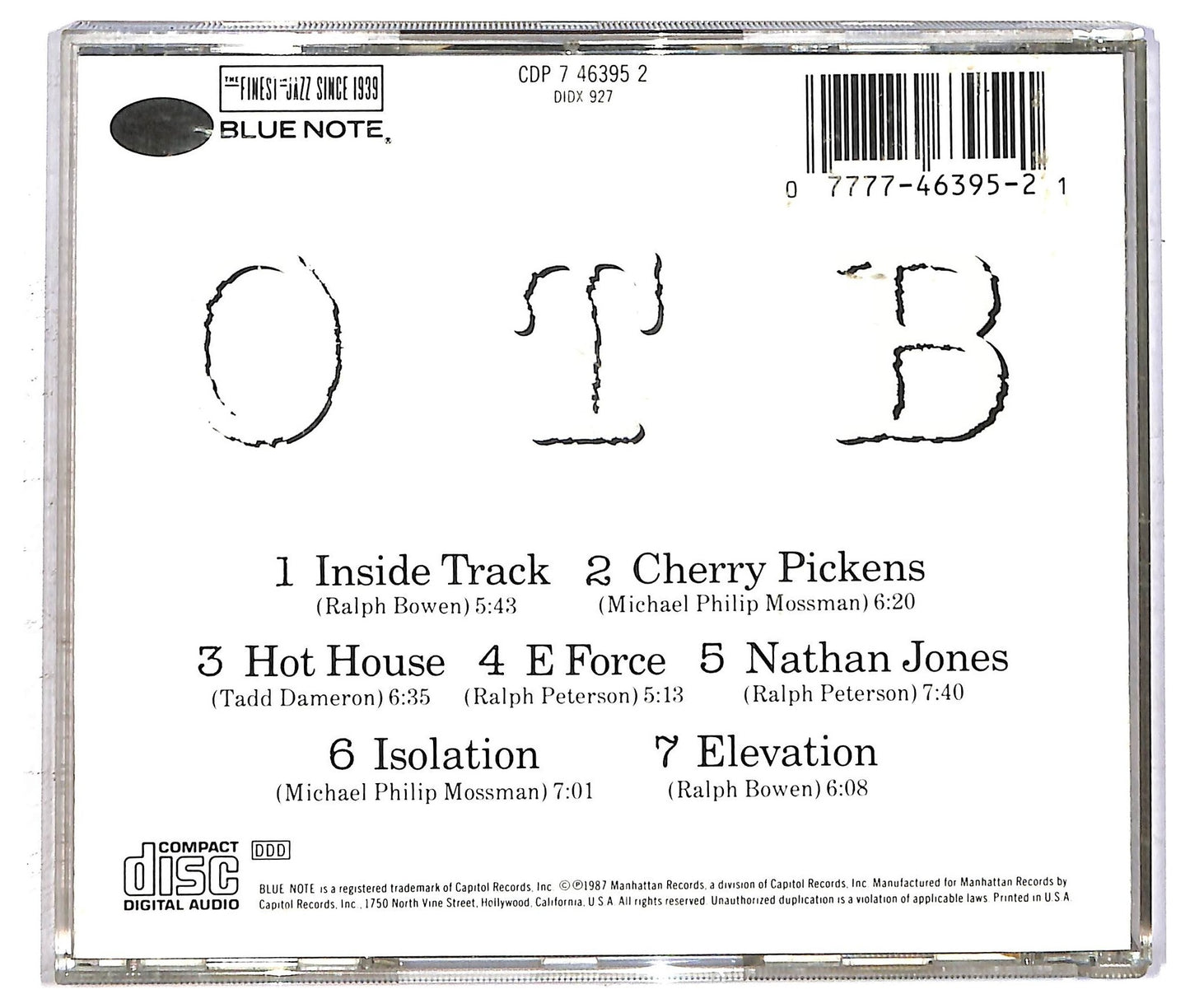 EBOND Out Of The Blue - Inside Track CD CD093850