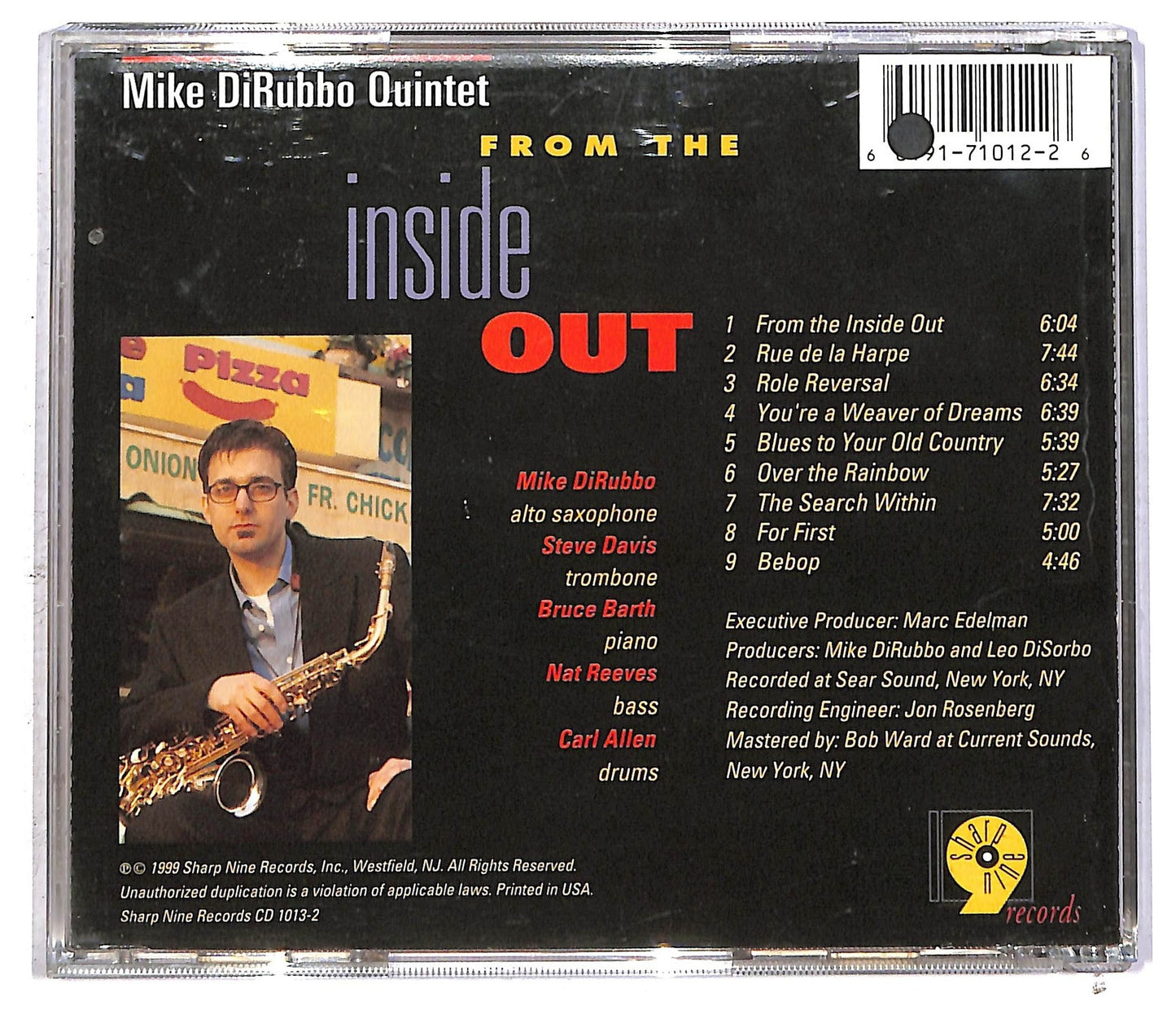 EBOND Mike DiRubbo Quintet - From The Inside Out CD CD093863
