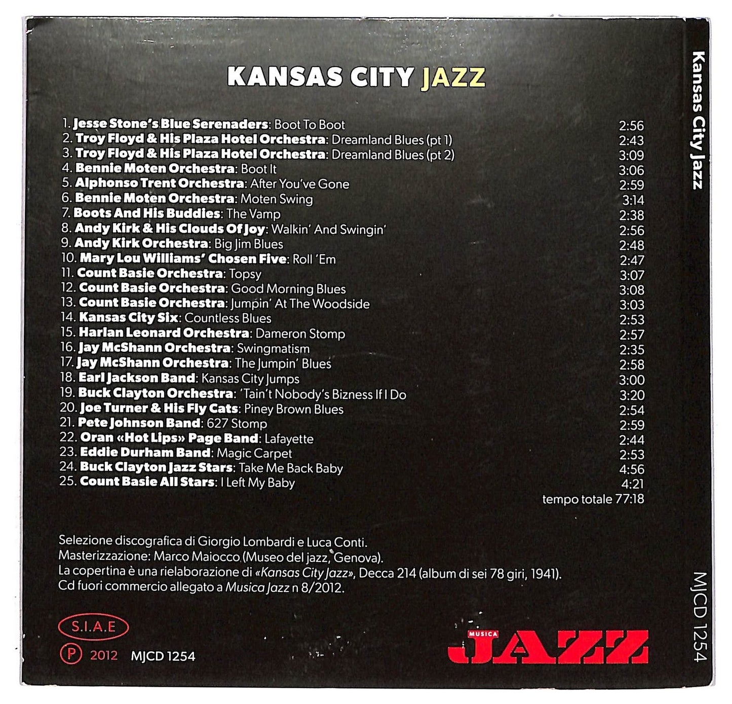 EBOND Various - Kansas City Jazz CD CD093904