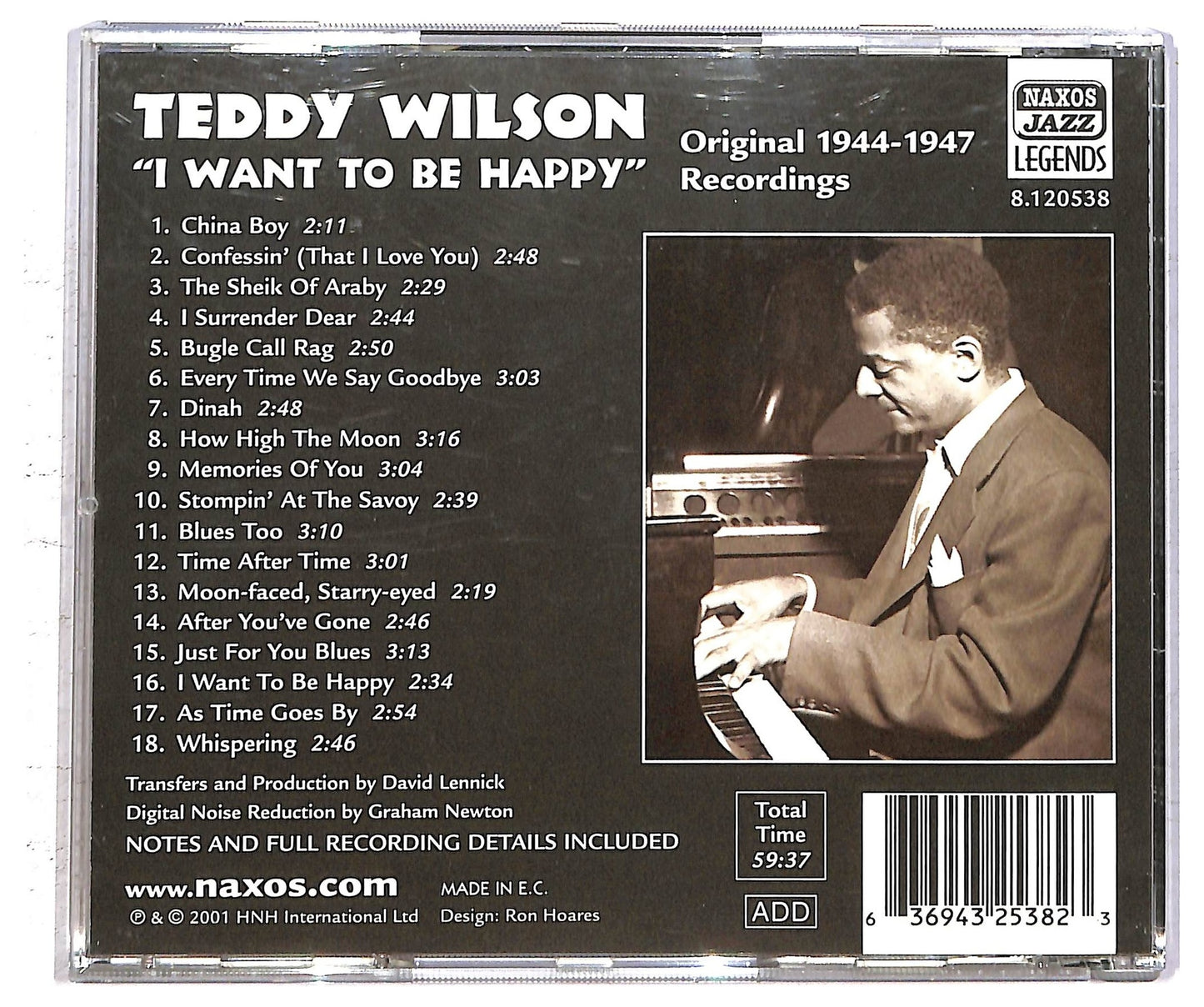 EBOND Teddy Wilson - I Want To Be Happy 1944-1947 CD CD093912