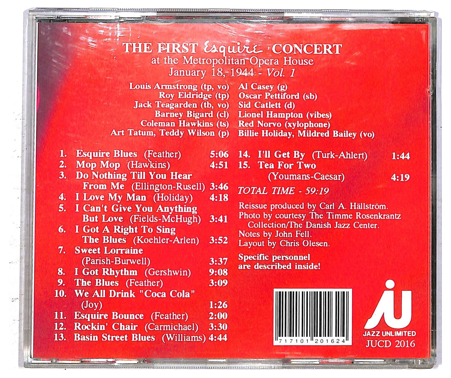 EBOND Esquire All Stars - The First Esquire Concert, 1944 Vol. 1 CD CD093932