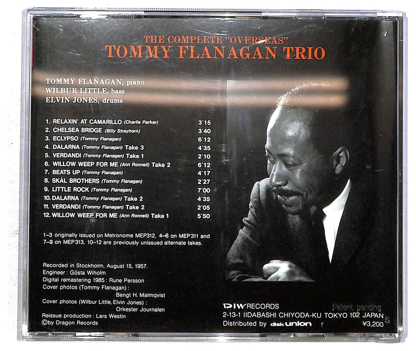 EBOND Tommy Flanagan Trio - Tommy Flanagan Trio CD CD093956