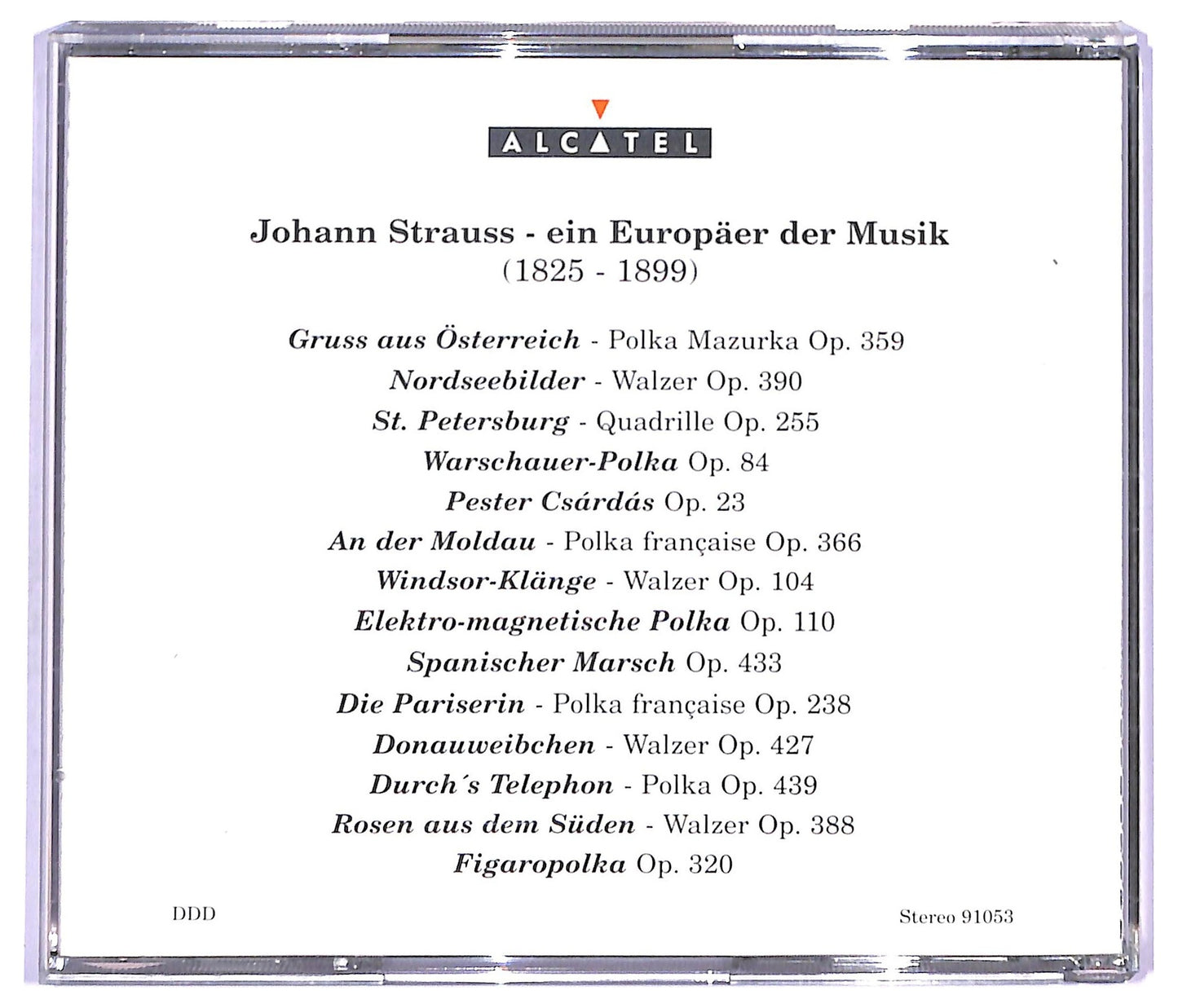 EBOND Johann Strauss - ein Europaer der Musik CD CD094047