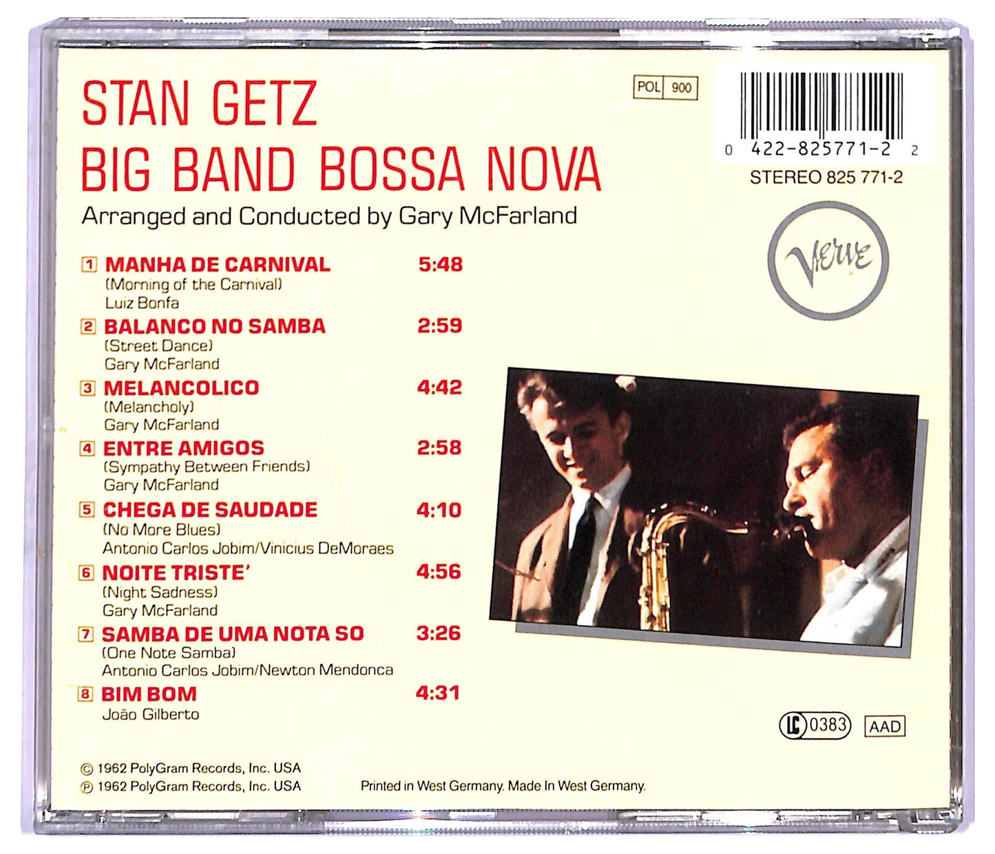 EBOND Stan Getz - Big Band Bossa Nova CD CD094112