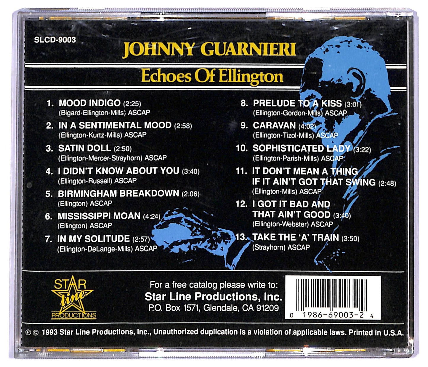 EBOND Johnny Guarnieri - Echoes Of Ellington CD CD094121