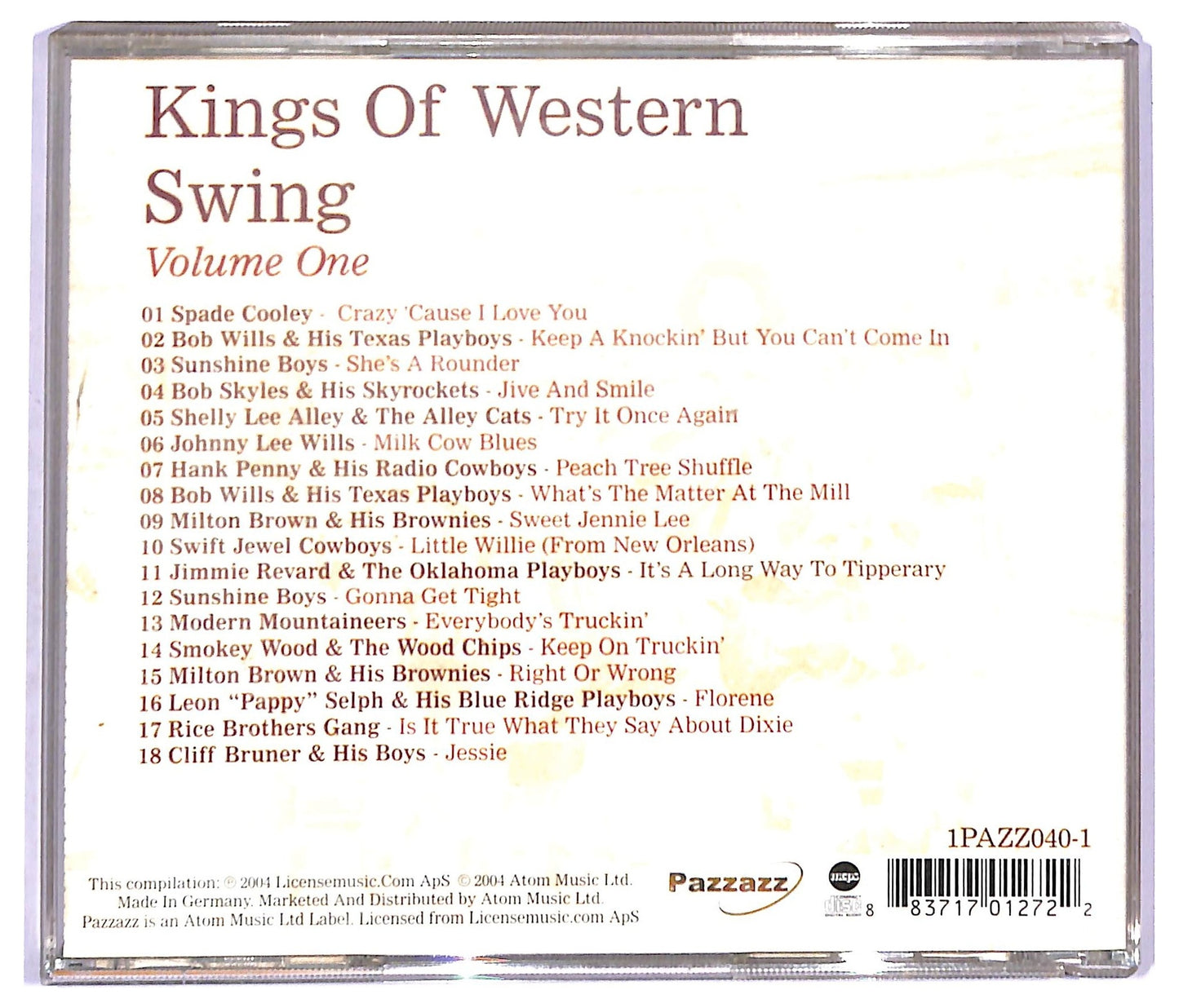 EBOND Various - Kings Of Western Swing Volume One CD CD094125