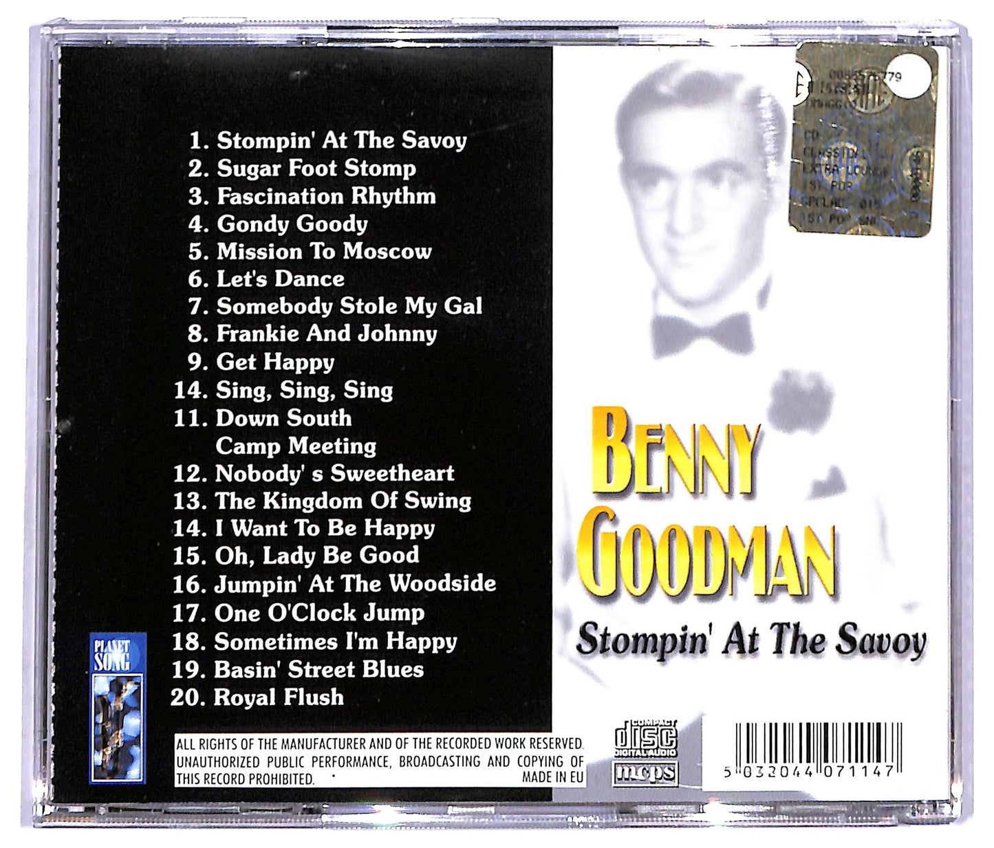 EBOND Benny Goodman - Stompin' At The Savoy CD CD094126