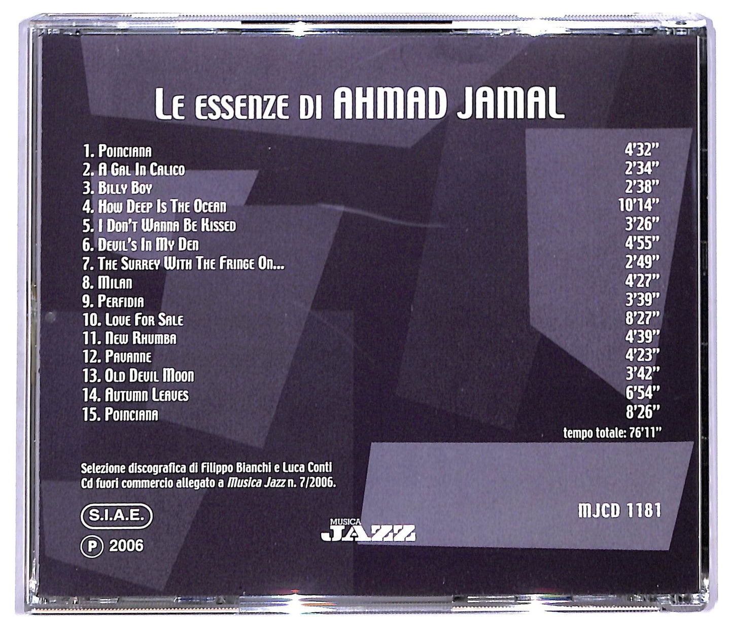 EBOND Ahmad Jamal - Le Essenze Di Ahmad Jamal CD CD094129