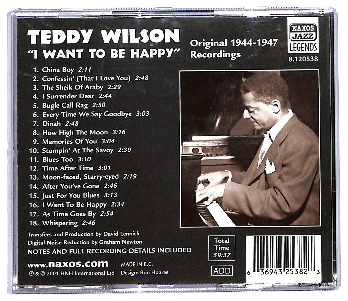 EBOND Teddy Wilson - I Want To Be Happy 1944-1947 CD CD094130